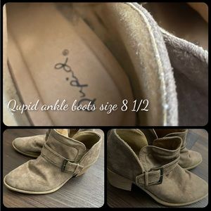 Qupid ankle boots